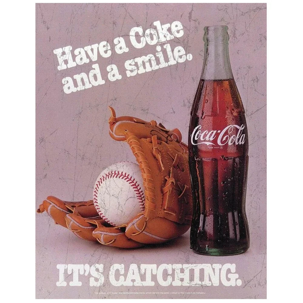 Retro "Vintage Soda & Pin-Up" Tin Sign,Old-School Advertising Wall Art,Decor for Man Cave,Bistro & Kitchen, Gift for Retro Fans.