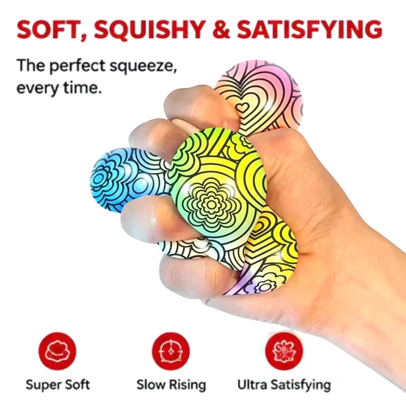 New NeeDoh Fuzz Ball Series Desktop decompress Ornament Stress Relief Toy Suitable for Under Pressure Fun Soft Stress Ball Gifts