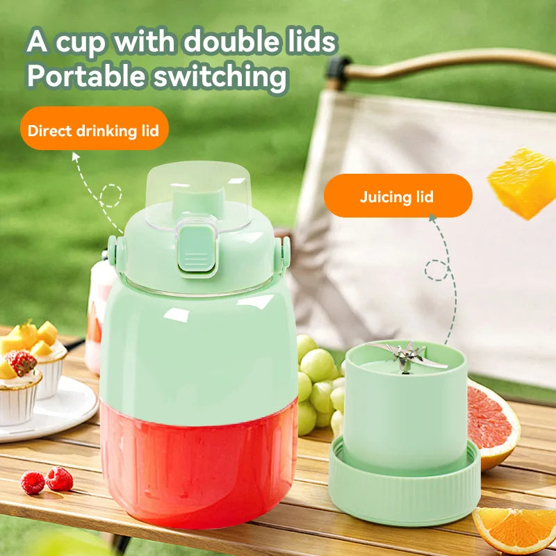 Portable Fruit Juicer Cup Y08 Multi-function Electric Travel Blender 10 Level Steel Knife Large Capacity Smoothie Quick Making