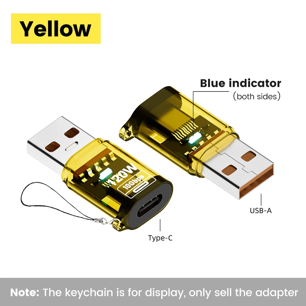 Type C To USB A OTG Adapter USB 3.2 to Type C Fast Charging Connector For iPhone 15 16 Macbook iPad Huawei P60Xiaomi