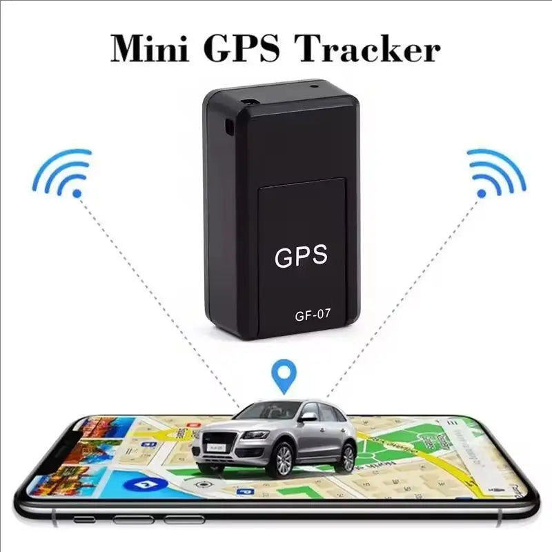 Motorcycle Car GPS Tracker GF07 Mini Tracking Locator Magnetic Vehicle Tracker Locator for Pets, Children, Elderly GPS Positioning APP