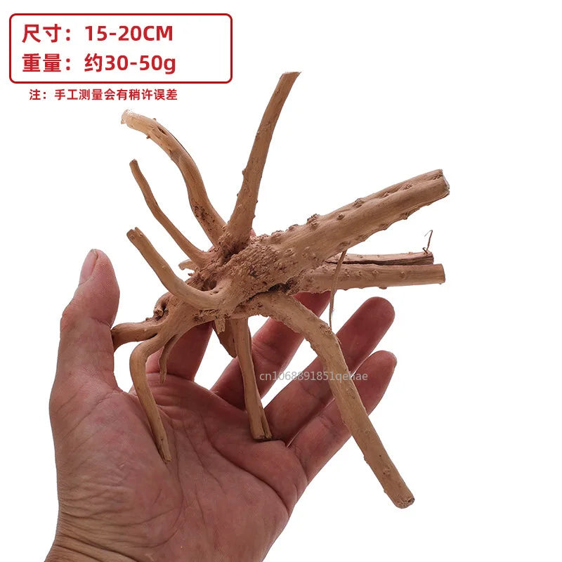 Fish Tank Decoration Natural Wooden Small Habitat Roots Driftwood Scenery Decorative Ornaments Aquarium Landscape Tree Roots