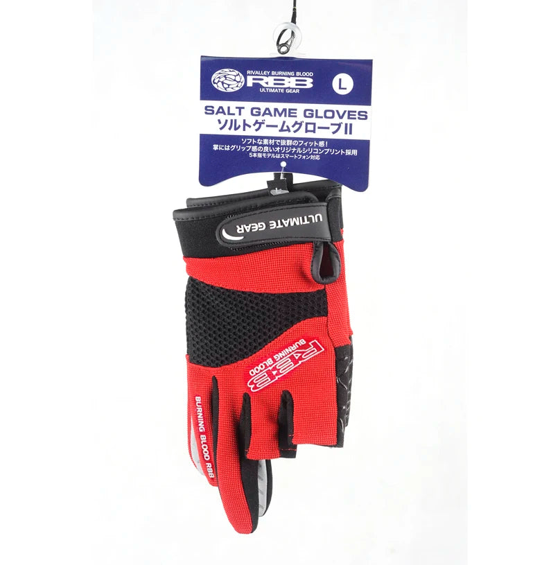 RBB Anti-slip Fishing Gloves Three Fingers Cut Supplies New Fishing Outdoor Sports Breathable Fishing Equipment