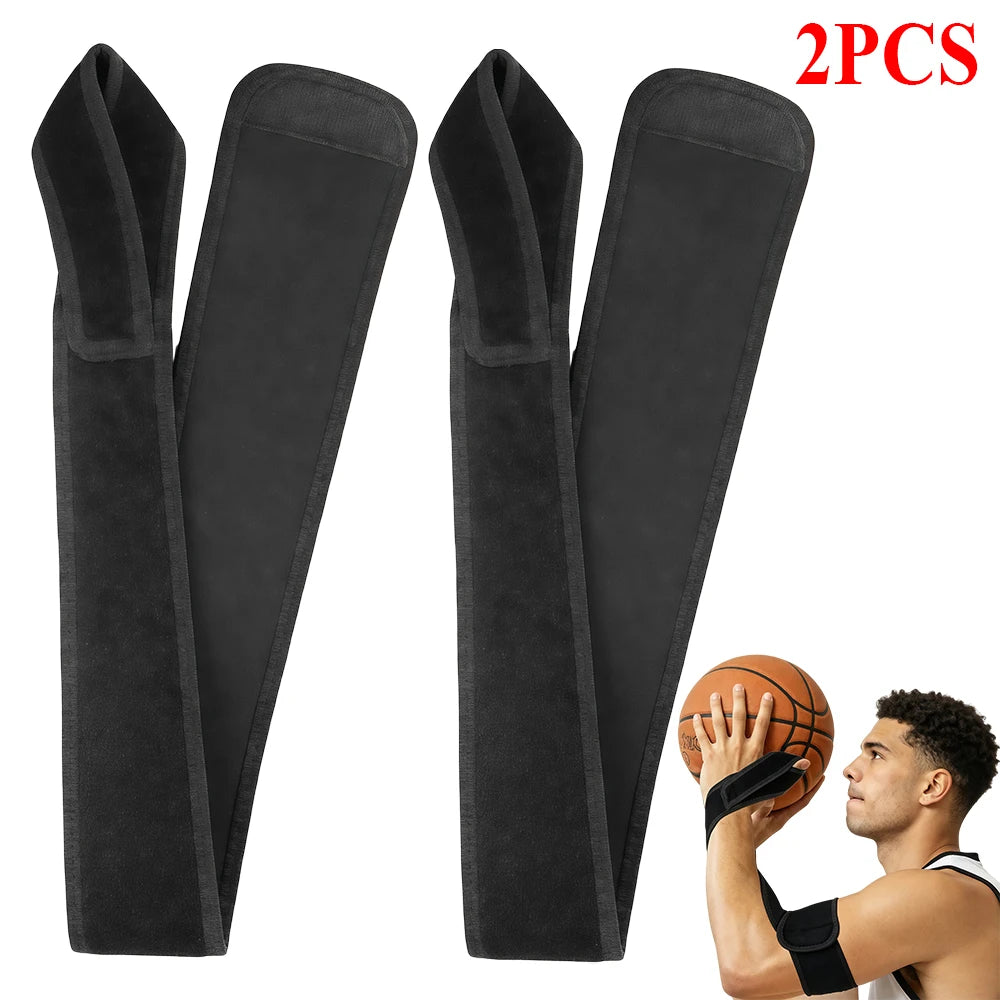 1/2Pcs Basketball Shot Trainer Straps, Adjustable Finger Sleeve Shooting Posture Corrector for Hand Form Correction