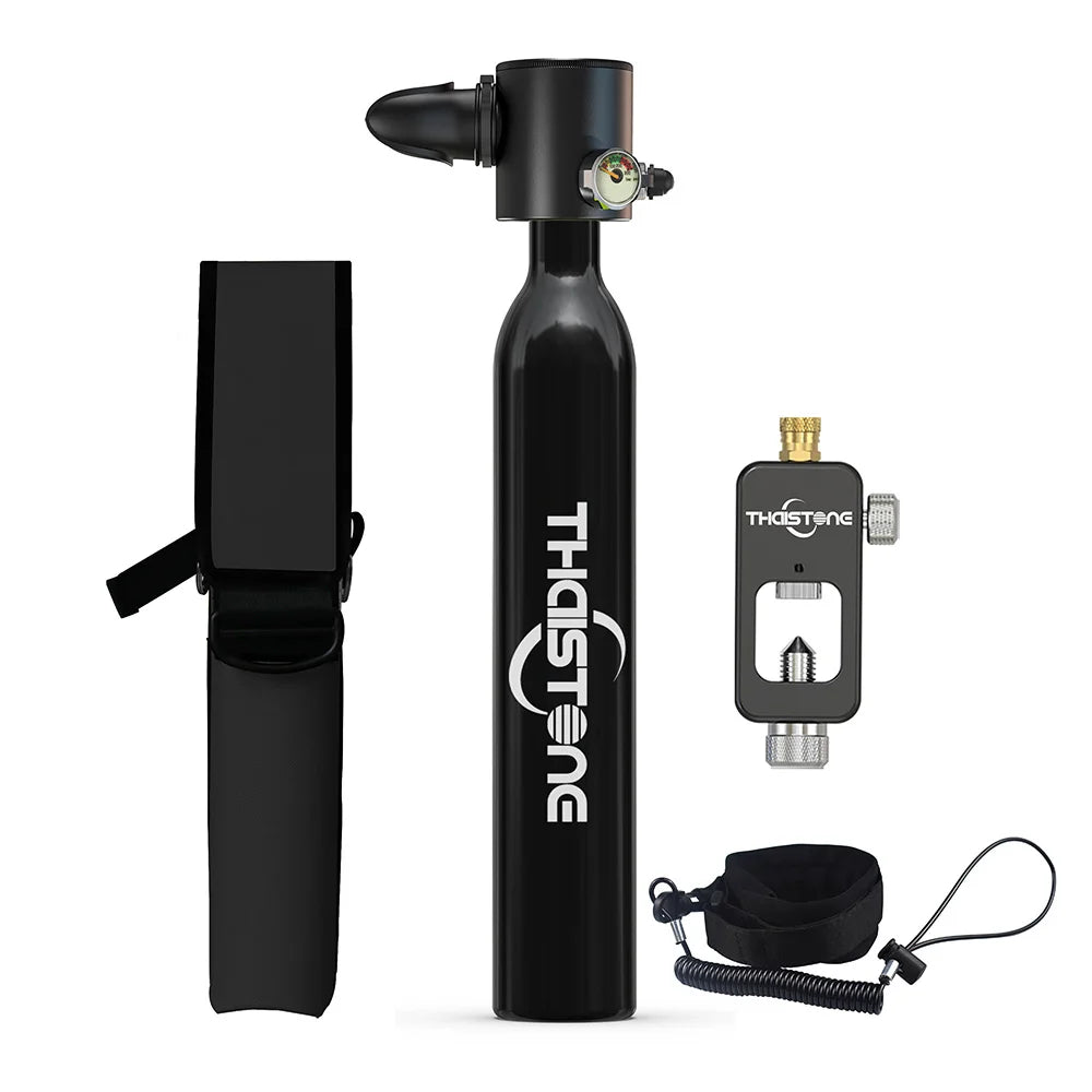 THAIITONEE-Mini Scuba Diving Tank, Underwater Swimming Swimmer, Cylinder Equipment, Dive Bottle, Oxygen, 0.5L, 5-10 Minutes