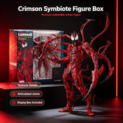 Kaiyodo Revoltech Amazing Yamaguchi Venom Carnage Highly Articulated Pvc Collectible Action Figure With Accessories Hot Fan Gift