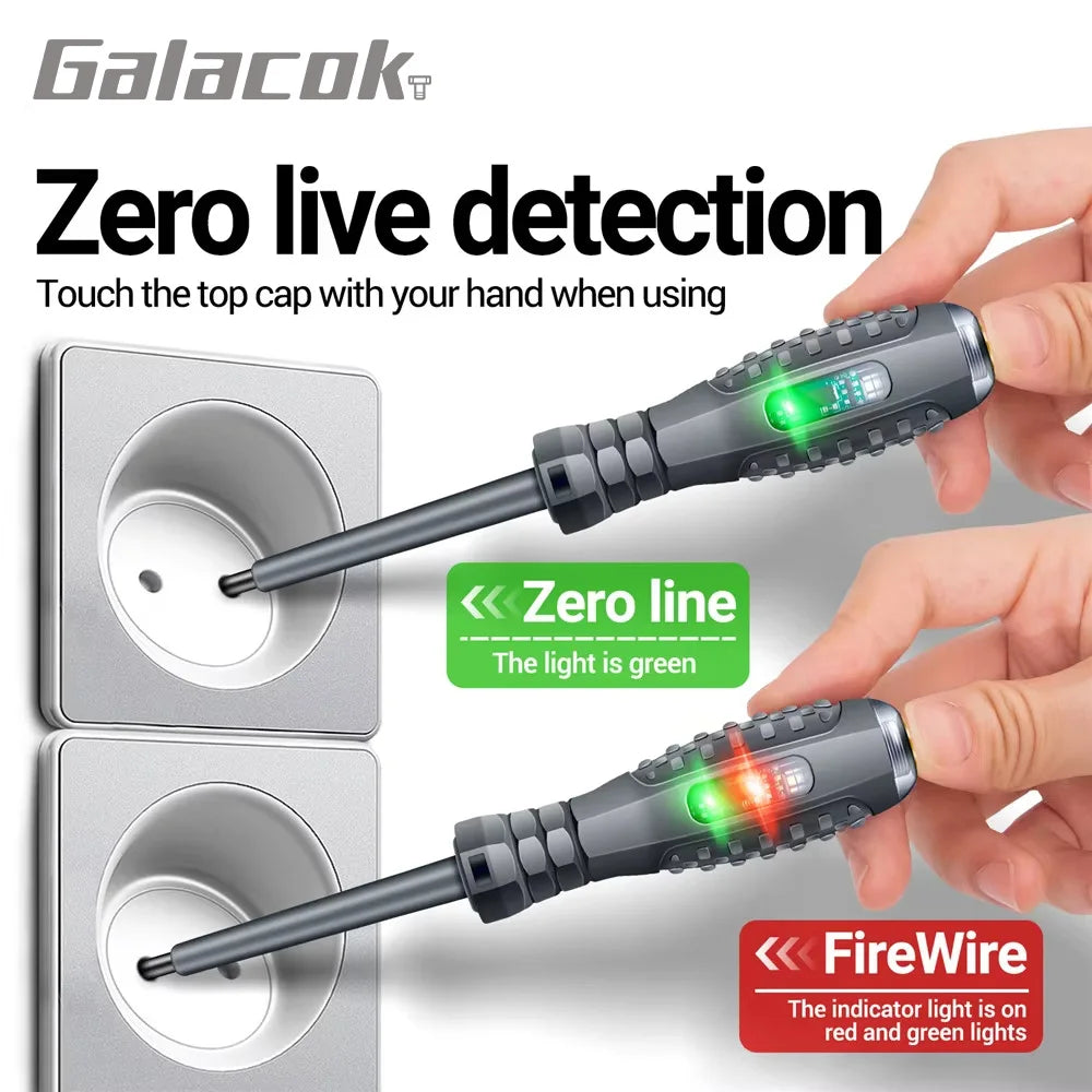 Quickly and safely test electrical circuits with this multifunctional electrician test screwdriver—AC non-contact induction pen for accurate voltage detection!