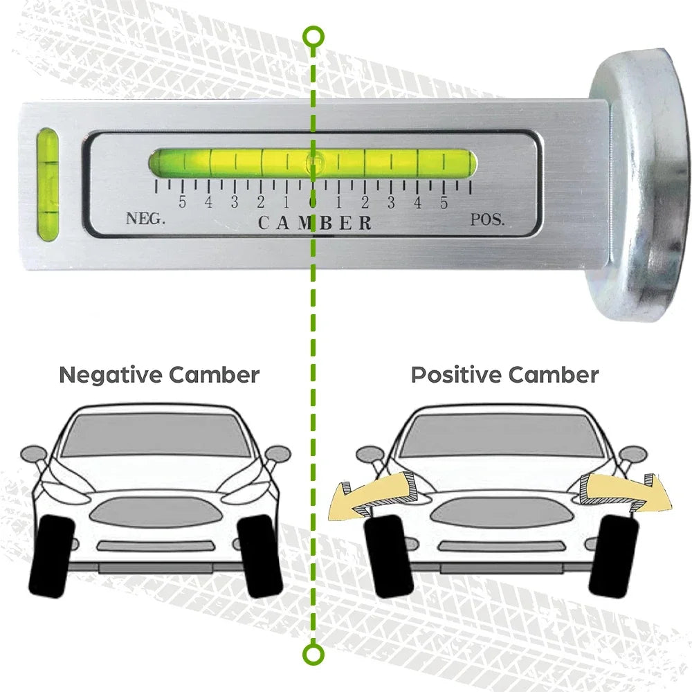 Automobile 4-Wheel Positioning Magnetic Level, Wheel Camber, Adjustable Magnetic Gauge Tool, Wheel Alignment Tool, Camber Cas