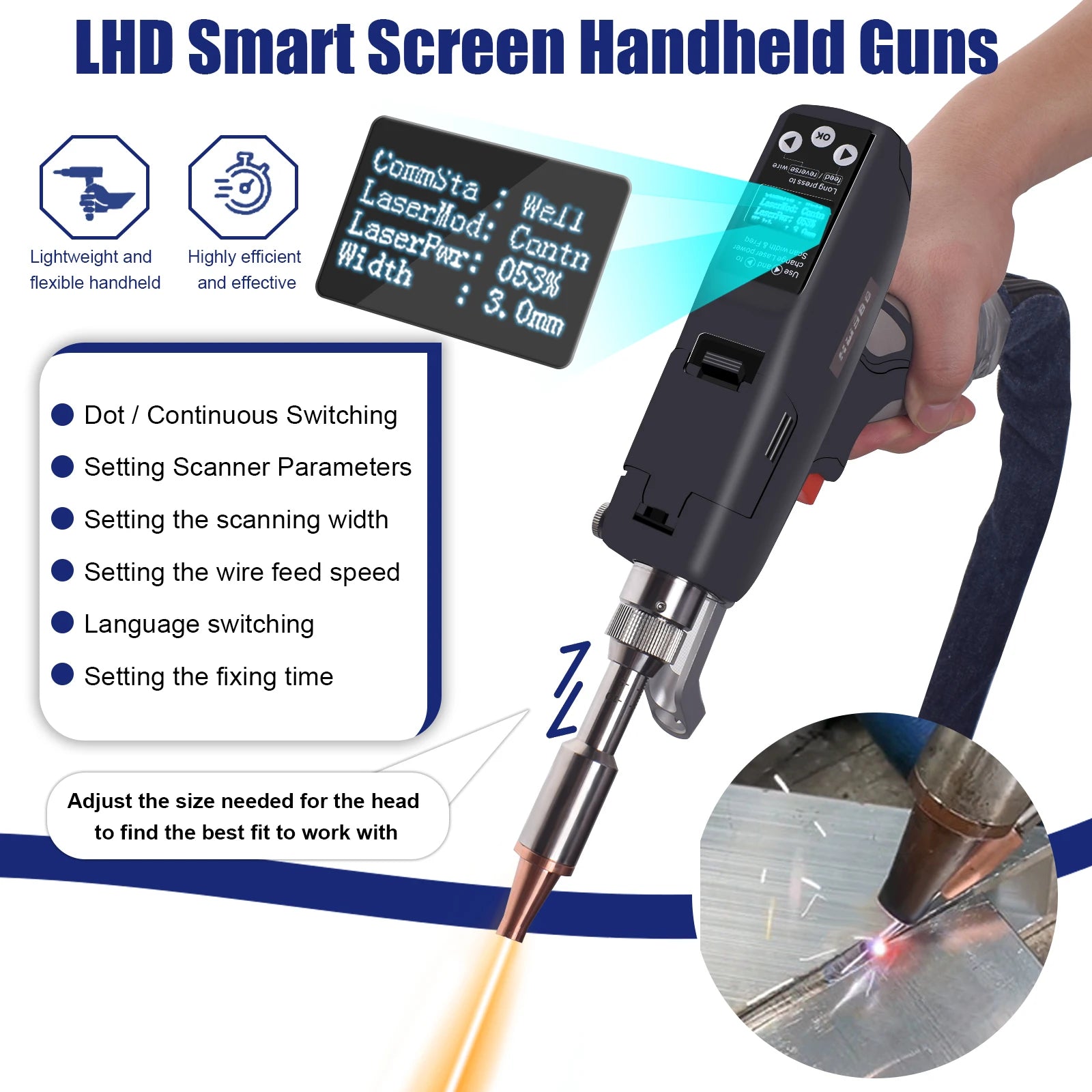 3000W 4 IN 1 Fiber Laser Welding Cutting Cleaning Soldering Machine 2000W 1500W Reci Handheld Fiber Laser Welder for All Metal