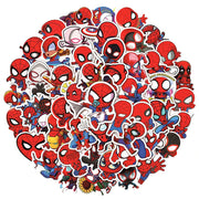 10/30/50pcs Cartoon Marvel Spider-Man Stickers Anime Super Hero Sticker DIY Stationery Phone Laptop Funny Graffiti Decals Decor