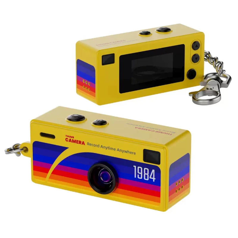 Retro Mini Keychain Thumb Camera 1080P