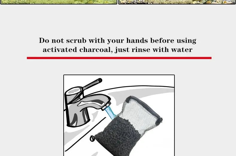 500g Fish Tank Activated Carbon Cylindrical Shape Pellets Aquarium Koi Pond Reef Filter Canister Filter Water Purification