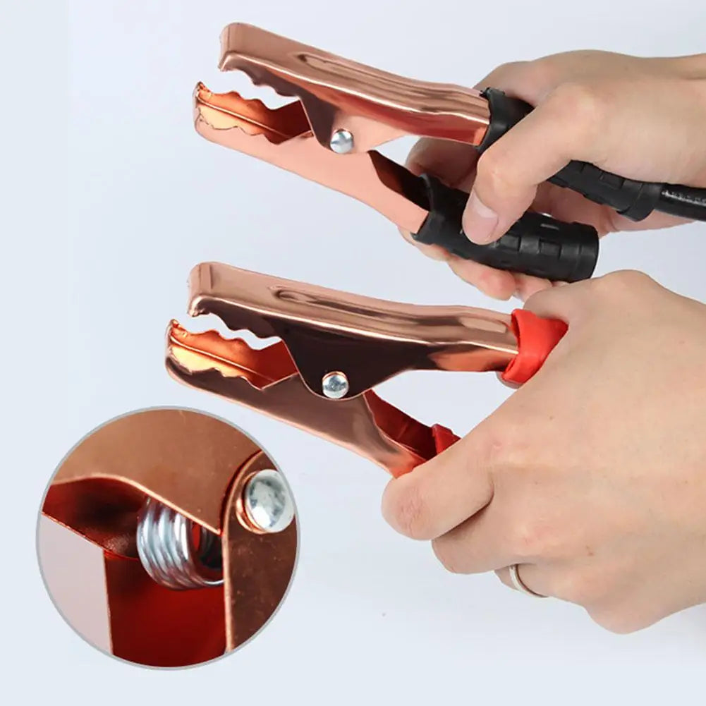 Get back on the road fast with these durable car battery jump cables—your essential roadside rescue tool!