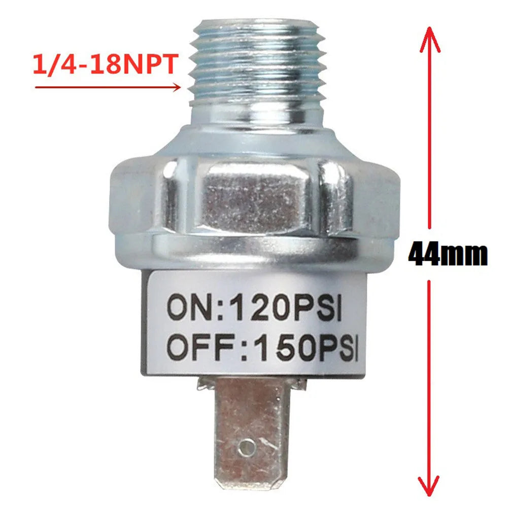 Ensure optimal performance with this reliable air compressor pressure switch—precise control for maintaining safe and efficient pressure levels!