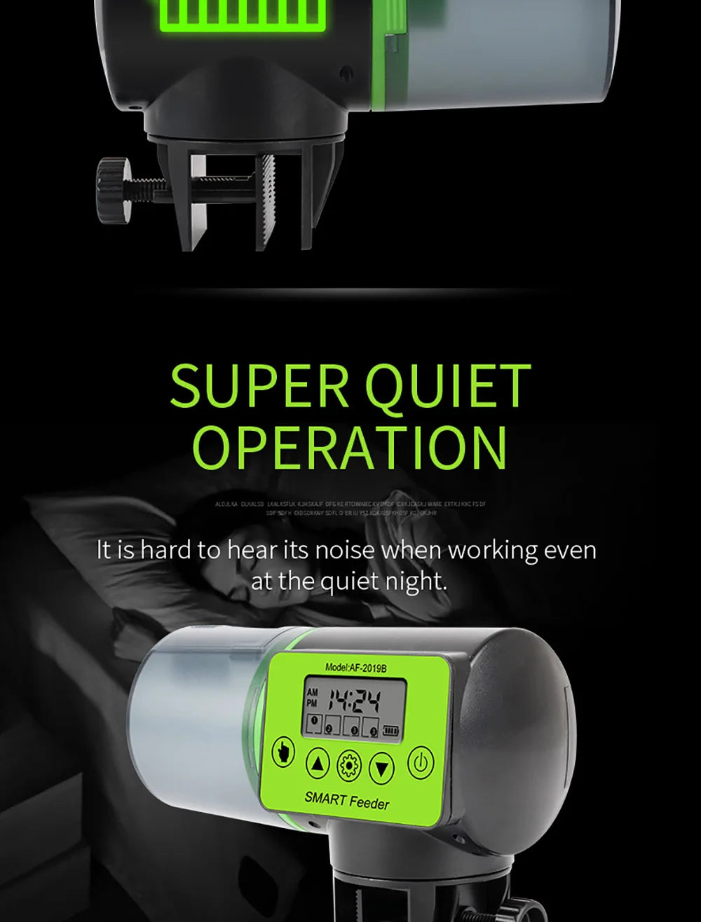 Automatic Fish Feeder Digital Fish Tank Aquarium Food Dispenser Plastic Intelligent Timing Electric Fish Feeding Tool For Turtle