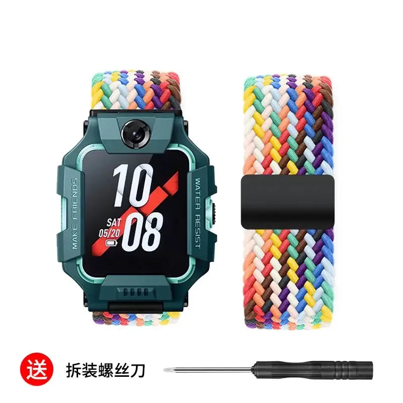 Braided Loop For Children Kid Smart Watch Magnetic Elastic Wristband for Imoo Xiaotiancai Watch Phone D2 Wristband Replacement