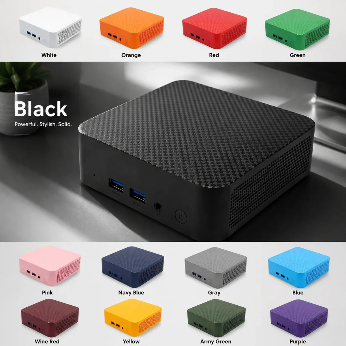2026 Mini PC Core i9 10980HK Windows 11 Computer 16GB RAM 1TB M.2 SSD Portable Gaming Computer 60Hz 4K HD Mini Desktop PC Gamer