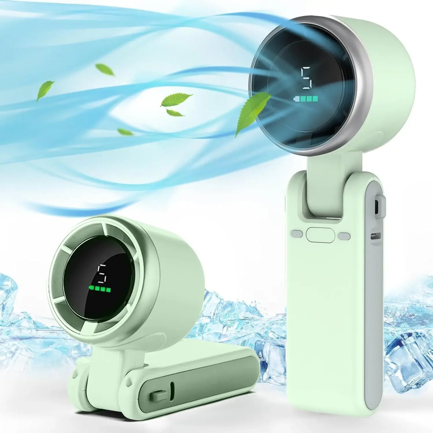 3-in-1 Fan, 5-speed (Rechargeable)