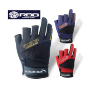 RBB Anti-slip Fishing Gloves Three Fingers Cut Supplies New Fishing Outdoor Sports Breathable Fishing Equipment