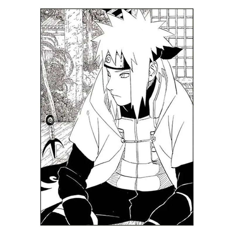Naruto Decorative Painting Frameless Anime Cartoon Printing Uchiha Sasuke Poster Room Decoration Canvas Mural Holiday Gifts