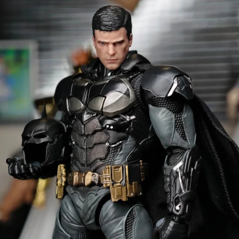 【In Stock】LPZZ DC001 1/12 Batman Arkham Dark Knight Warrior Edition Action Figure Full Set 6in Scale Male Soldier Collectible