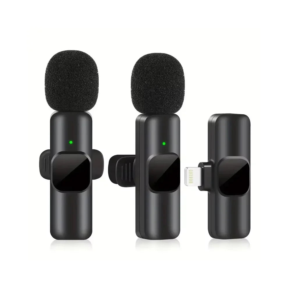 NEW Wireless Lavalier Microphone for Live Streaming/YouTube/TikTok/Facebook Live Noise Reduction Mic For iPhone/Android
