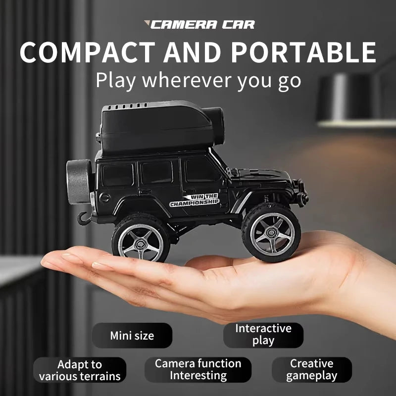 1:64 Mini RC Car 2.4G FPV HD Camera Drift Remote Control WiFi APP High-Speed Racing Stunt Cars Toy Gift for Kids Adults