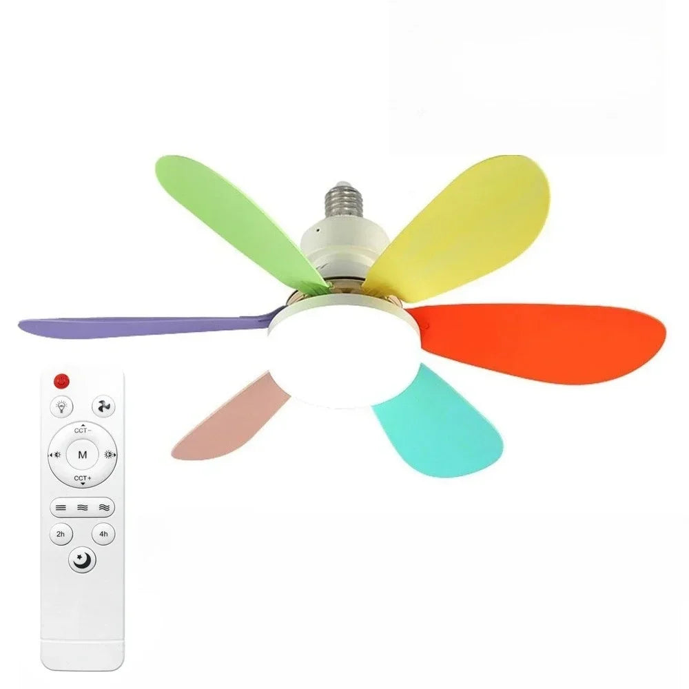 LED Ceiling Fan Light with Remote
