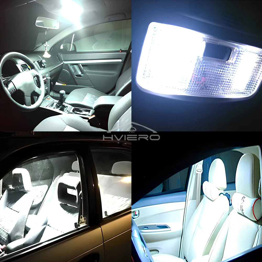 4x Cob 18SMD 24SMD 36SMD 48SMD White T10 W5w Car Led Clearance License Panel Lamp Auto Interior Reading Bulb Trunk Festoon Light