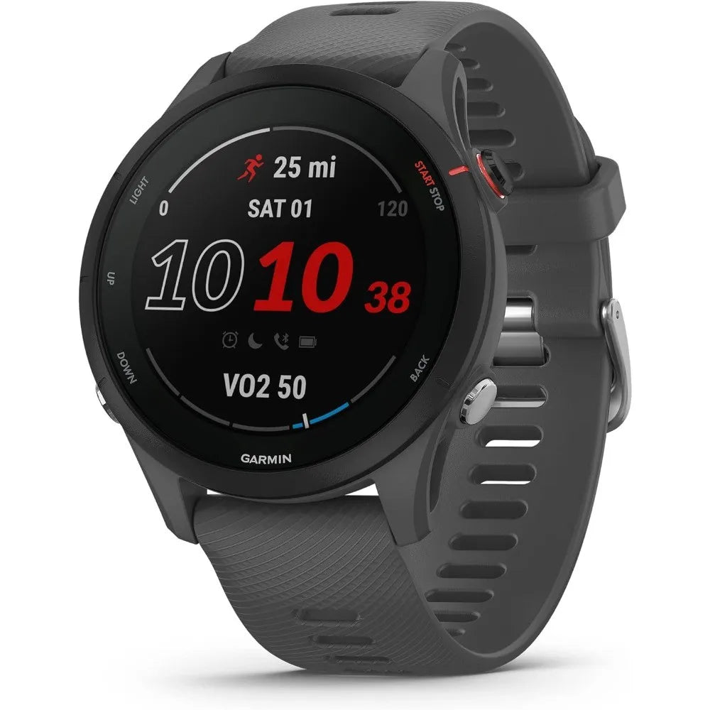 Garmin Forerunner 255 46mm Sports Smartwatch with 1.3-Inch Color Screen, 14-Day Battery, Calorie Monitor, RAM, Bluetooth, Wi-Fi, 5ATM Water Resistant