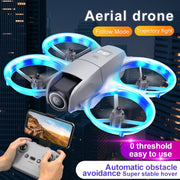 Remote-controlled drone, high-definition dual camera, intelligent positioning, 2.4-inch display screen, multiple operations
