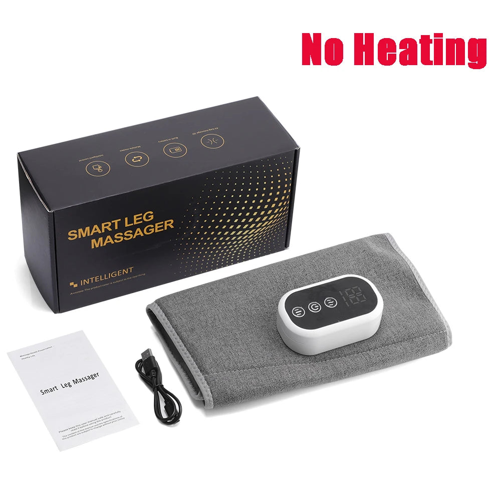 Foot Air Pressure Leg Calf Massager Promotes Blood Circulation Muscle Relaxation Device 360° Full Cover Leg Massager