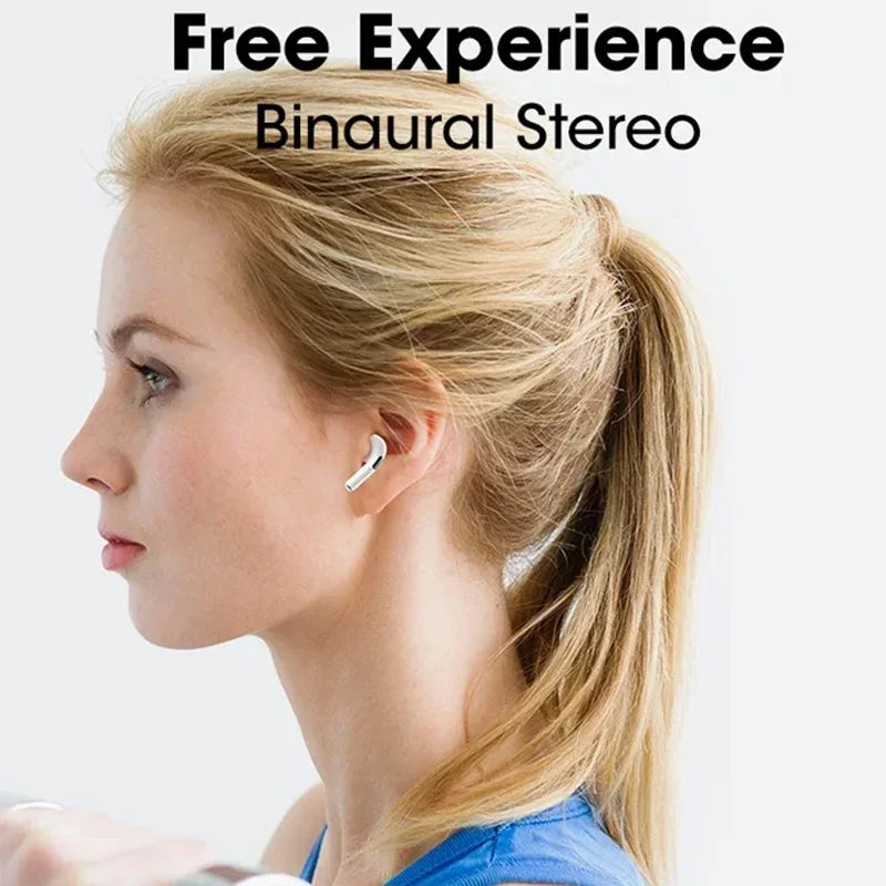 i4 True Wireless Earphones Dual Ear In Ear headphones Ultra Long Standby Running Bass Sports Earburds Music Headset With Mic