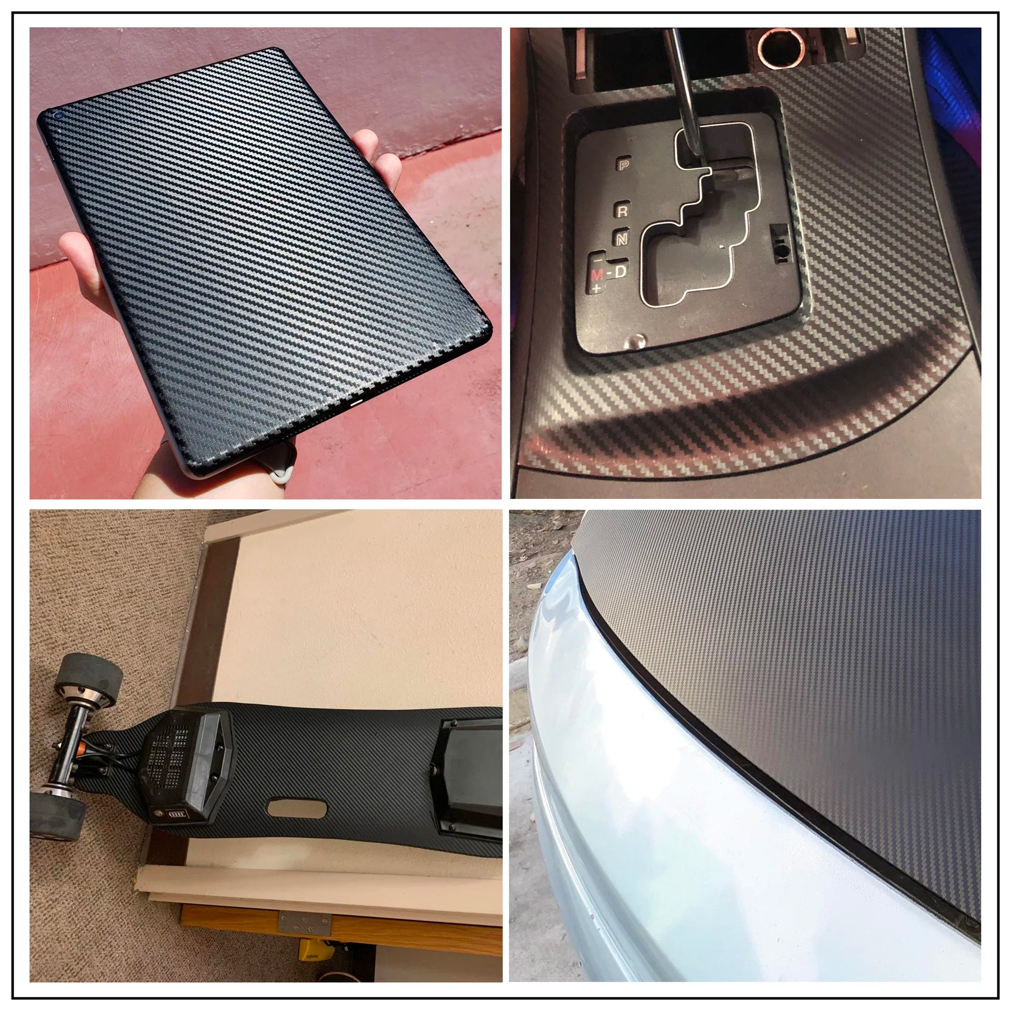 Car Sticker 2D 3D 4D 5D 6D Glossy Carbon Fiber Wrap Vinyl Film Auto Motorcycle Wrapping Covering Film Decorative Car Accessories