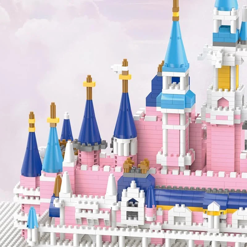 "Fantasy Castle Micro Building Blocks - 3008+PCS Mini Bricks with 5 Towers | Detailed Architecture Model Kit"