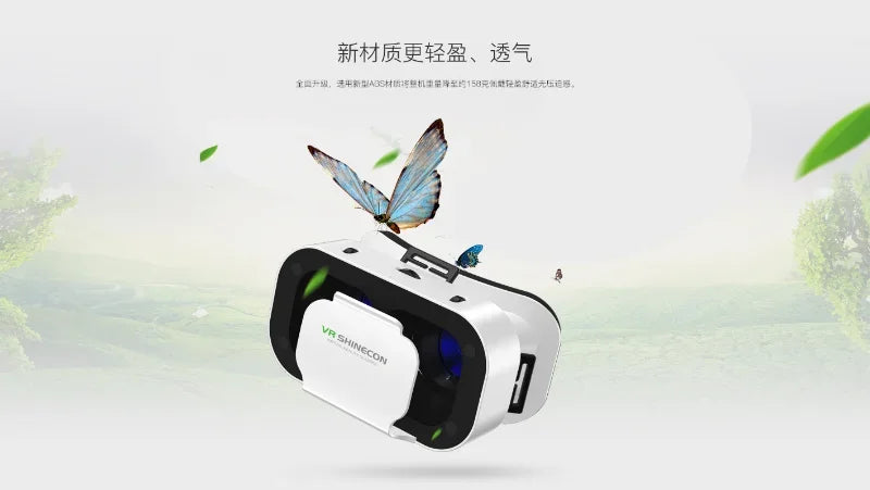 G05 3D VR SHINECON Glasses Headset Headmounted Virtual Reality Adjustable VR Glasses for 4.7-6.3inches Android Smart Phones