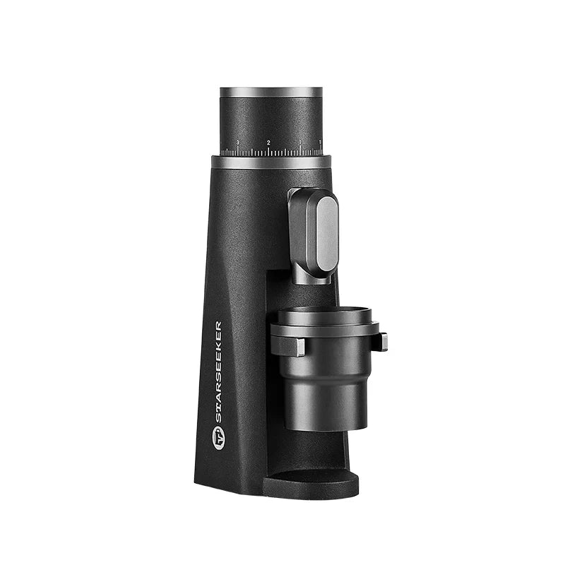 STARSEEKER EDGE Titanium Burr Coffee Grinder 48MM Espresso Burrs Stepless Fineness Adjustment Electric Coffee Grinders Black
