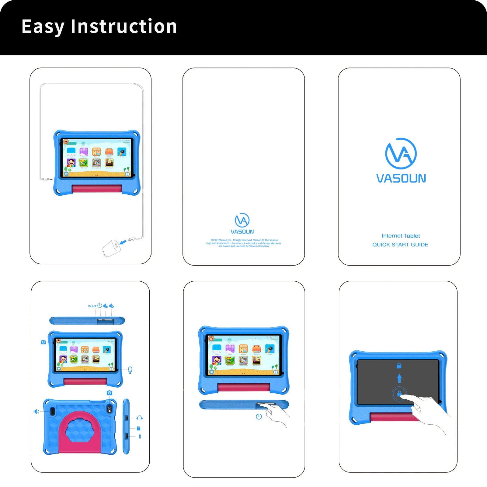 Keep your little ones entertained and safe with this 7-inch kids tablet—featuring WiFi, dual cameras, and a child safety mode perfect for toddlers!