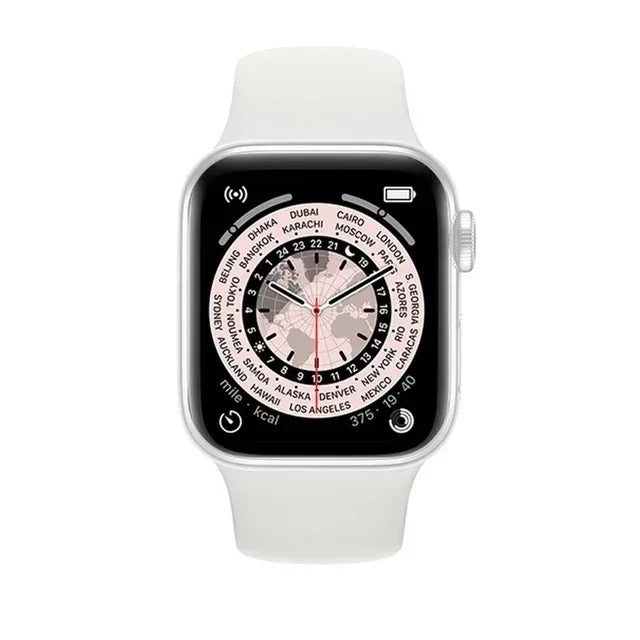 Stay connected and track your health with this stylish smartwatch for men and women—compatible with Android and iOS!
