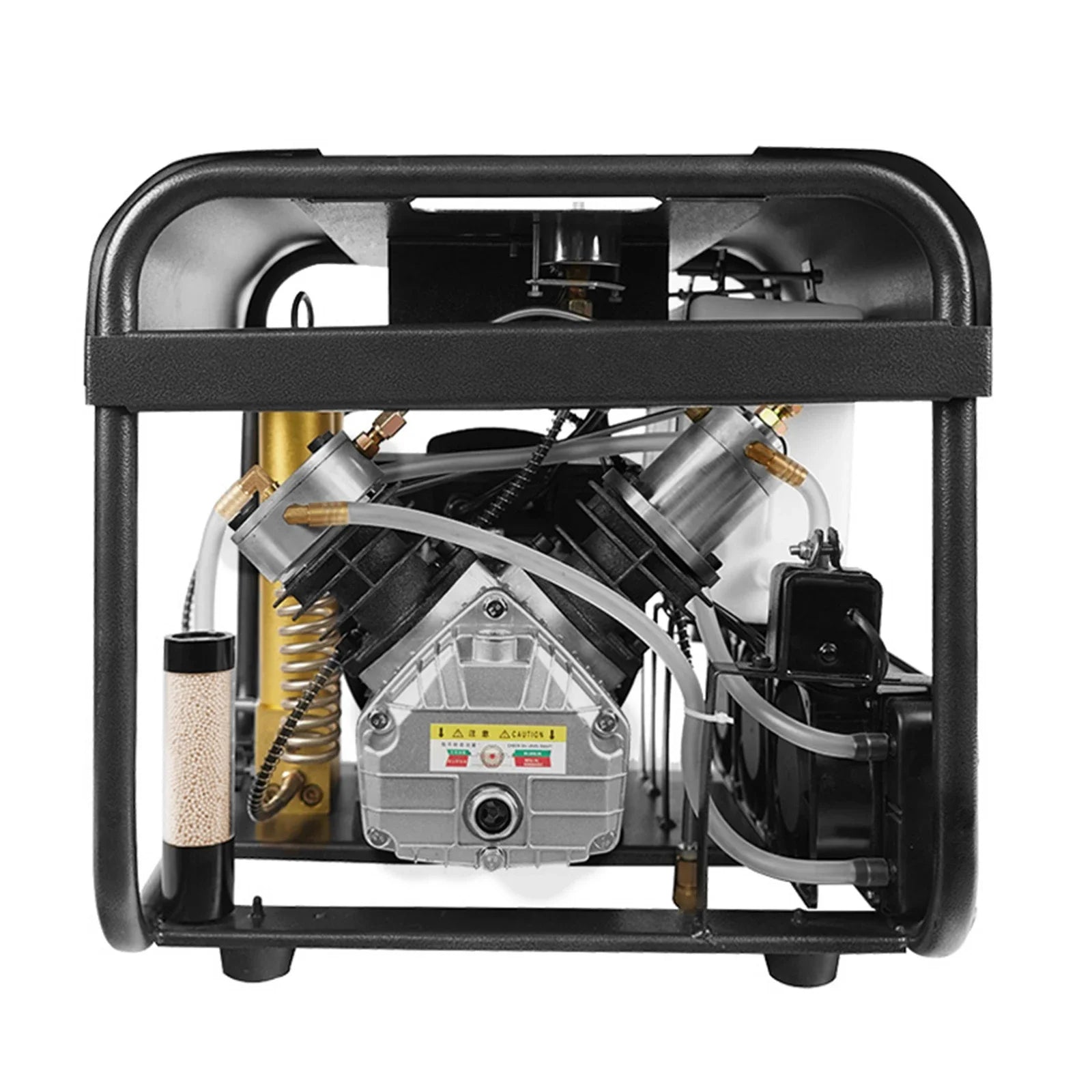 TUXING 300Bar PCP Air Compressor Double Cylinder 4500Psi Diving High Pressure Air Compressor for PCP Rifle Scuba 0-6.8L Tank