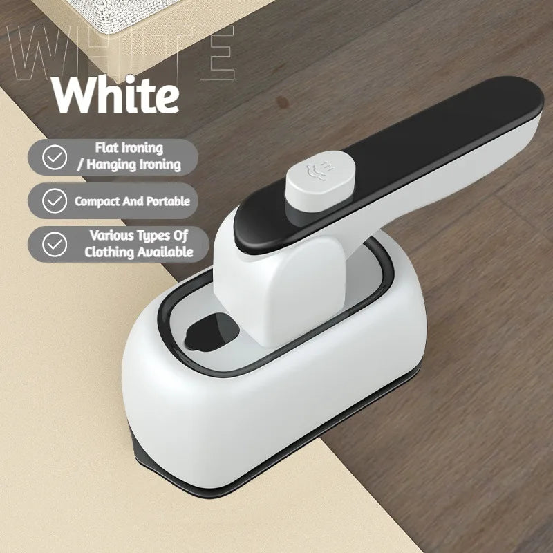 Handheld Garment Steamer Portable Iron Dual Use Dry Wet Steam Iron Mini Travel Electric Iron for Clothes Home