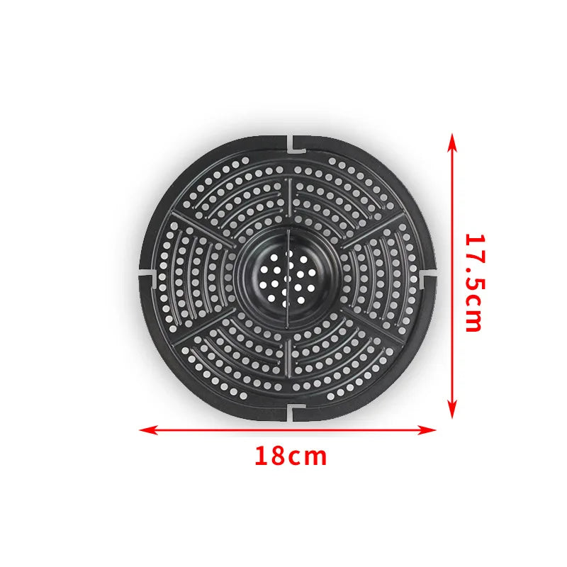 Air Fryer Basket Replacement Grill Air Pan for Power Dash Parts Crisper Plate Non-Stick Fry Pan Kitchen Airfryer Accessories