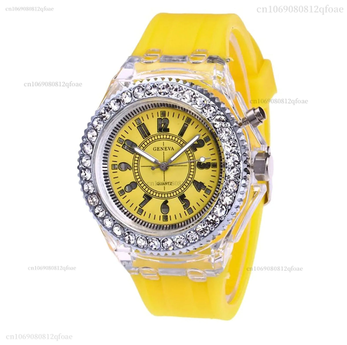 Luminous Colorful LED Luminous Watch for Male and Female Students, Fluorescent Quartz Hand for Male and Female Students