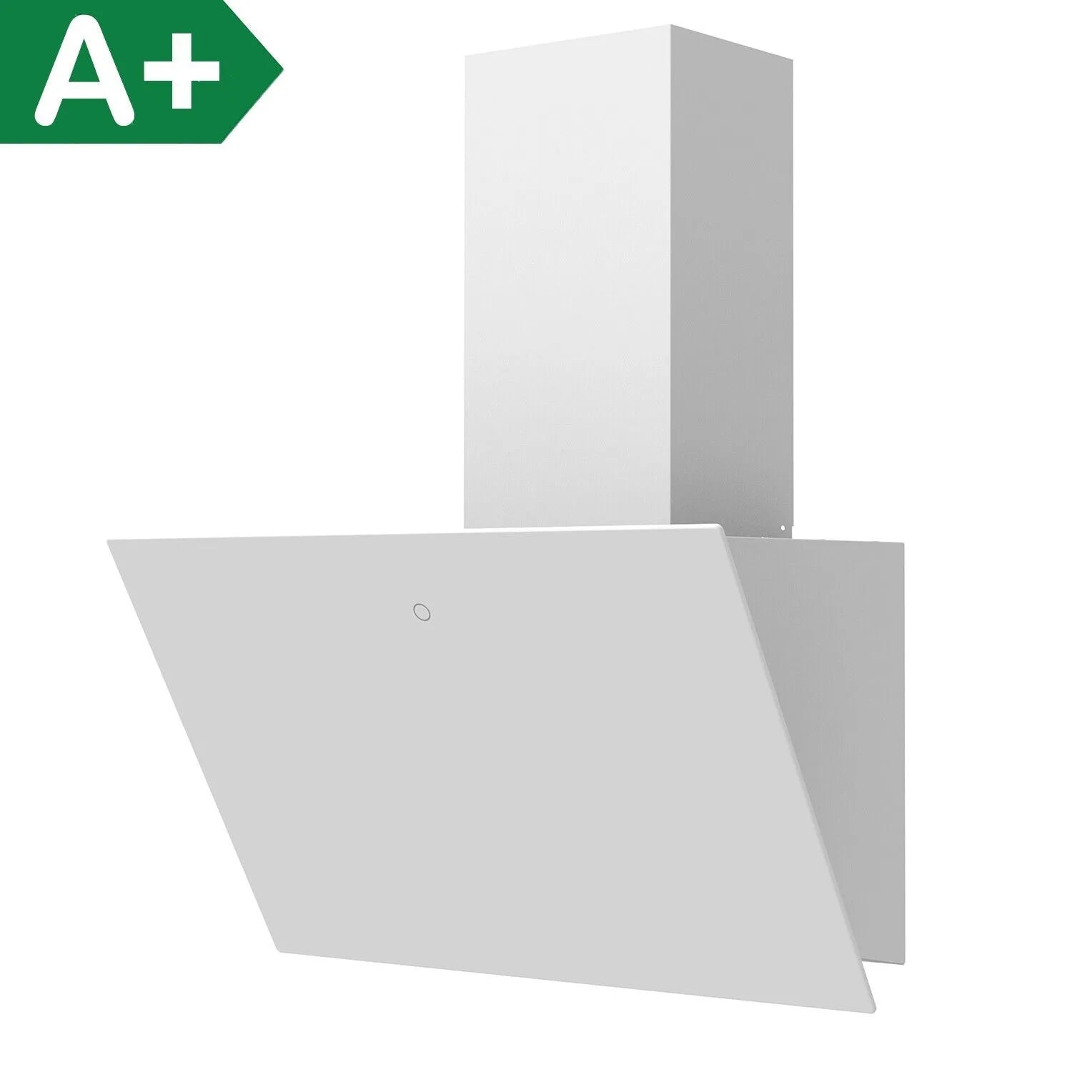 Topstrong Wall Mounted Range Hood 60cm Touch Display Glass with 700m³/h Extraction Rate and Washable Filters EUGV1360W