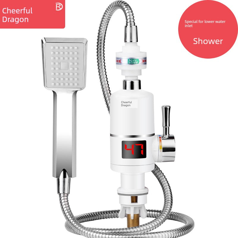 Happy Dragon Egg Hot Faucet Shower Bath Fast Heating Instant Water Heater Faucet Hot and Cold Dual-Purpose Electric Water Heater