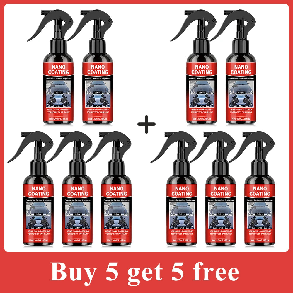 Graphene Nano Ceramic Car Coating Kit - Universal Professional Car Beauty, High Gloss Car Paint Protection, Long-Lasting Gloss