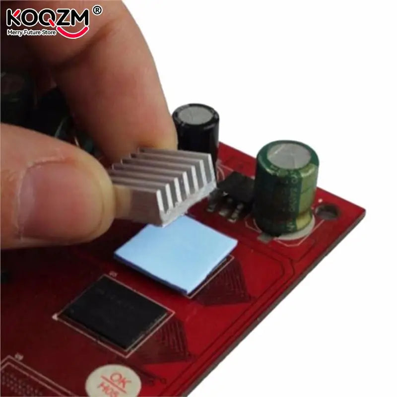 Thermal Pad GPU CPU Heatsink Cooling Conductive Silicone Pad 100mm*100mm*1mm Thermal Grease Cooling Pad for CPU GPU Heat Sinks