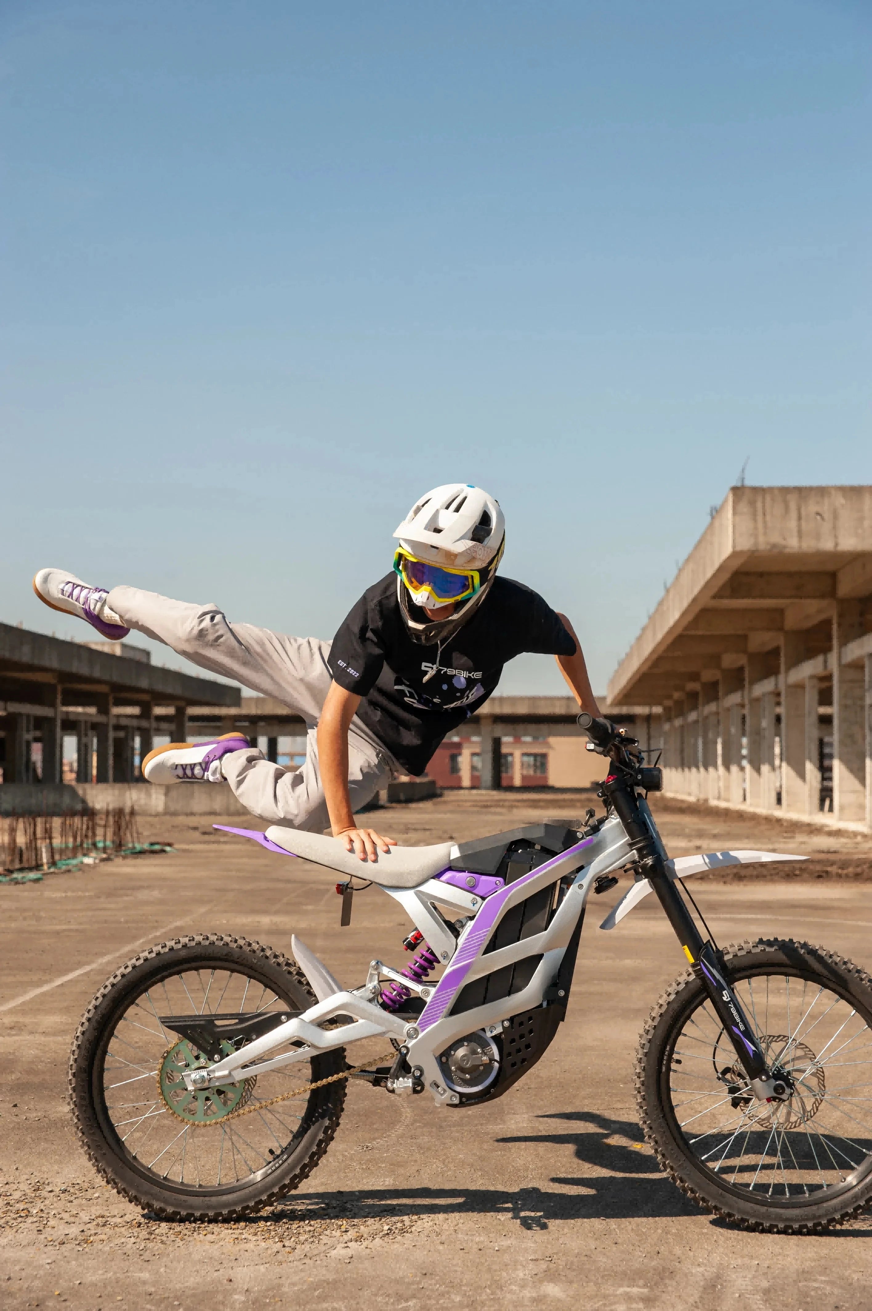 Tc 79Bike Aluminum Alloy Full Absorber Falcon Electric Off-Road Vehicle Adult 72V Off-Road Motorcycle Mountain Off-Road Electric