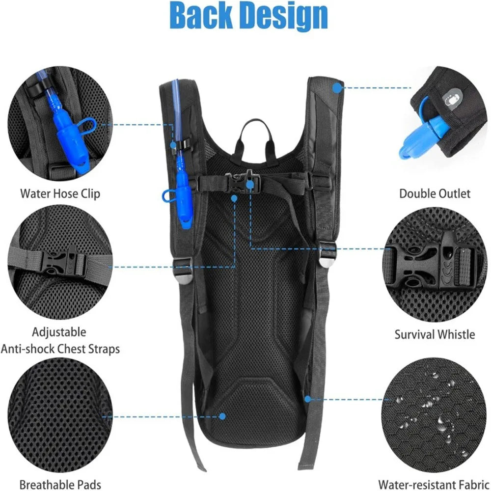 Mountaineering Bag, Cross-Border Outdoor Sports and Leisure Cycling Water Bag, Hiking and Running Outdoor Travel Water Bag Backpack