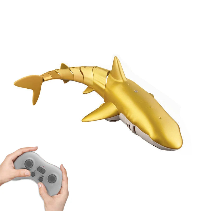 RC Shark Remote Control whale Spray Water Kids robot toy Radio Controlled Boats swimming pool Toys for boys Children Kid